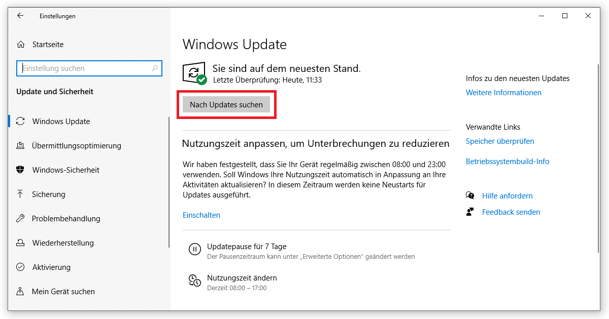 Hier erkennst du sofort, ob dein Windows 10 Update Fehler verursacht